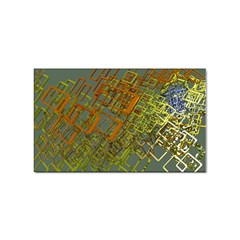 Art 3d Windows Modeling Dimension Sticker Rectangular (10 Pack)