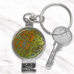 Art 3d Windows Modeling Dimension Nail Clippers Key Chain