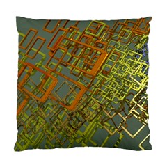 Art 3d Windows Modeling Dimension Standard Cushion Case (two Sides) by Ravend