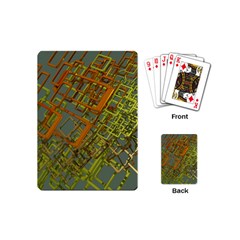 Art 3d Windows Modeling Dimension Playing Cards Single Design (mini) by Ravend