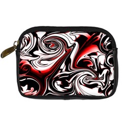 Modern Art Design Fantasy Surreal Digital Camera Leather Case by Ravend