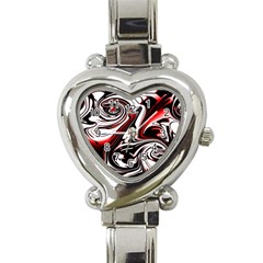 Modern Art Design Fantasy Surreal Heart Italian Charm Watch by Ravend