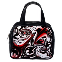 Modern Art Design Fantasy Surreal Classic Handbag (one Side) by Ravend