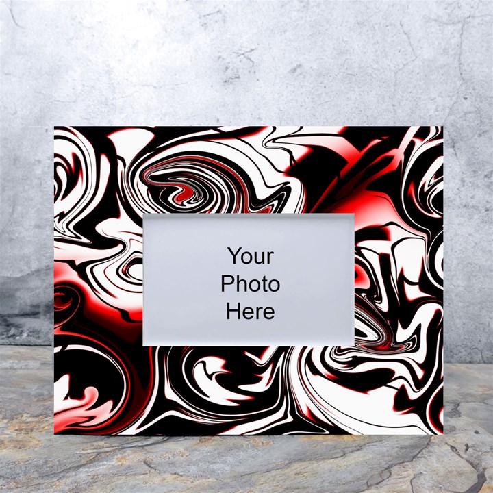 Modern Art Design Fantasy Surreal White Tabletop Photo Frame 4 x6 