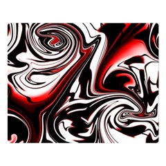 Modern Art Design Fantasy Surreal One Side Premium Plush Fleece Blanket (large)