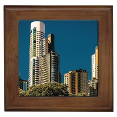 Puerto Madero Cityscape, Buenos Aires, Argentina Framed Tile