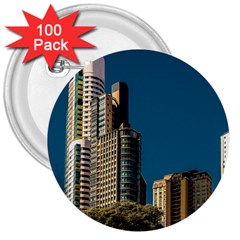 Puerto Madero Cityscape, Buenos Aires, Argentina 3  Buttons (100 Pack)  by dflcprintsclothing