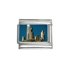 Puerto Madero Cityscape, Buenos Aires, Argentina Italian Charm (9mm) by dflcprintsclothing