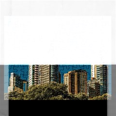 Puerto Madero Cityscape, Buenos Aires, Argentina Rectangular Jigsaw Puzzl by dflcprintsclothing