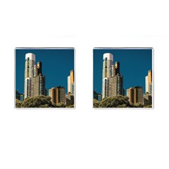 Puerto Madero Cityscape, Buenos Aires, Argentina Cufflinks (square) by dflcprintsclothing