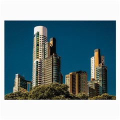 Puerto Madero Cityscape, Buenos Aires, Argentina Large Glasses Cloth (2 Sides) by dflcprintsclothing