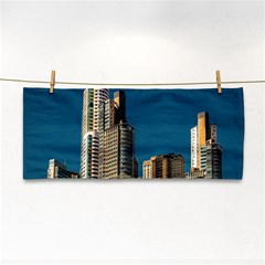 Puerto Madero Cityscape, Buenos Aires, Argentina Hand Towel by dflcprintsclothing