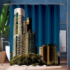 Puerto Madero Cityscape, Buenos Aires, Argentina Shower Curtain 60  X 72  (medium)  by dflcprintsclothing