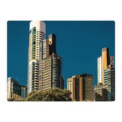 Puerto Madero Cityscape, Buenos Aires, Argentina Premium Plush Fleece Blanket (mini) by dflcprintsclothing