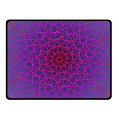 Geometric Pattern-line Art One Side Fleece Blanket (small) by Ravend