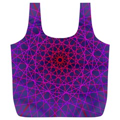 Geometric Pattern-line Art Full Print Recycle Bag (xl) by Ravend