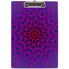 Geometric Pattern-line Art A4 Acrylic Clipboard by Ravend