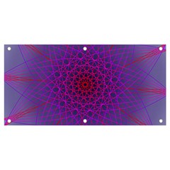 Geometric Pattern-line Art Banner And Sign 4  X 2  by Ravend