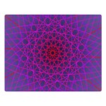 Geometric Pattern-line Art One Side Premium Plush Fleece Blanket (Large) 80 x60  Blanket Front