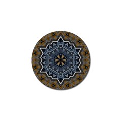 Rosette Mandala Ornament Wallpaper Golf Ball Marker