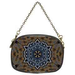 Rosette Mandala Ornament Wallpaper Chain Purse (Two Sides)