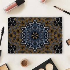 Rosette Mandala Ornament Wallpaper Cosmetic Bag (Large)