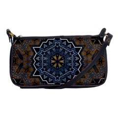 Rosette Mandala Ornament Wallpaper Shoulder Clutch Bag