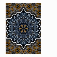 Rosette Mandala Ornament Wallpaper Small Garden Flag (Two Sides)