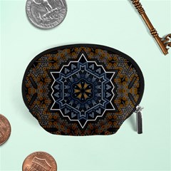 Rosette Mandala Ornament Wallpaper Accessory Pouch (Small)