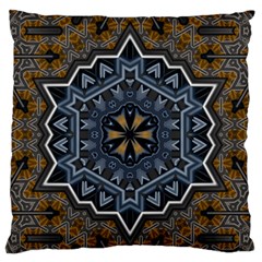 Rosette Mandala Ornament Wallpaper Standard Premium Plush Fleece Cushion Case (One Side)