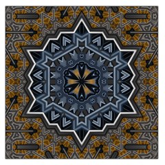 Rosette Mandala Ornament Wallpaper Square Satin Scarf (36  x 36 )