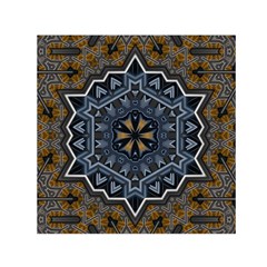 Rosette Mandala Ornament Wallpaper Square Satin Scarf (30  x 30 )