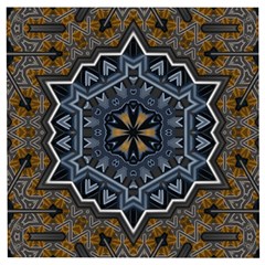 Rosette Mandala Ornament Wallpaper Wooden Puzzle Square