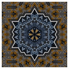 Rosette Mandala Ornament Wallpaper Lightweight Scarf 