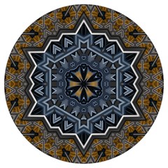 Rosette Mandala Ornament Wallpaper Round Trivet