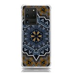 Rosette Mandala Ornament Wallpaper Samsung Galaxy S20 Ultra 6.9 Inch TPU UV Case Front