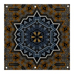 Rosette Mandala Ornament Wallpaper Banner and Sign 3  x 3 