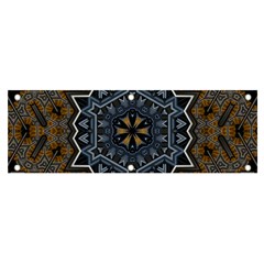 Rosette Mandala Ornament Wallpaper Banner and Sign 6  x 2 