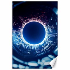 Artificial Intelligence Ai Canvas 24  X 36  by Ravend