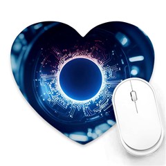 Artificial Intelligence Ai Heart Mousepad by Ravend