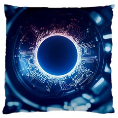 Artificial Intelligence Ai Large Cushion Case (two Sides) by Ravend