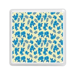 Rose Floral Seamless Pattern Memory Card Reader (square) by Ravend