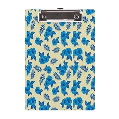 Rose Floral Seamless Pattern A5 Acrylic Clipboard