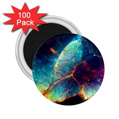 Abstract Galactic Wallpaper 2 25  Magnets (100 Pack) 