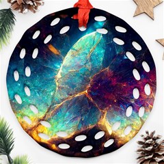 Abstract Galactic Wallpaper Ornament (round Filigree)