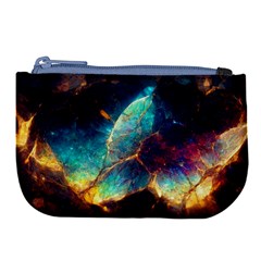 Abstract Galactic Wallpaper Large Coin Purse by Ravend