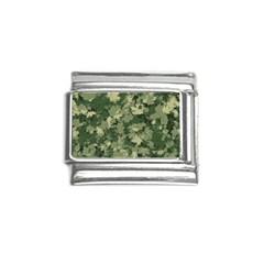 Green Leaves Camouflage Italian Charm (9mm) by Ravend