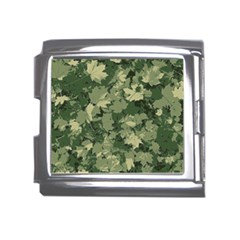 Green Leaves Camouflage Mega Link Italian Charm (18mm) by Ravend