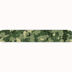 Green Leaves Camouflage Small Bar Mat by Ravend