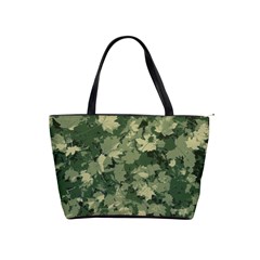 Green Leaves Camouflage Classic Shoulder Handbag by Ravend